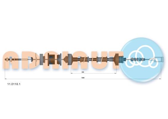 ADRIAUTO Clutch Cable Article number: 11.0118.1 cheaply