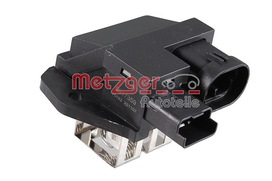 METZGER 0917359 Predradný odpor elektromotora ventilátoru C3 1.2 VTi 68 HP Benzín
