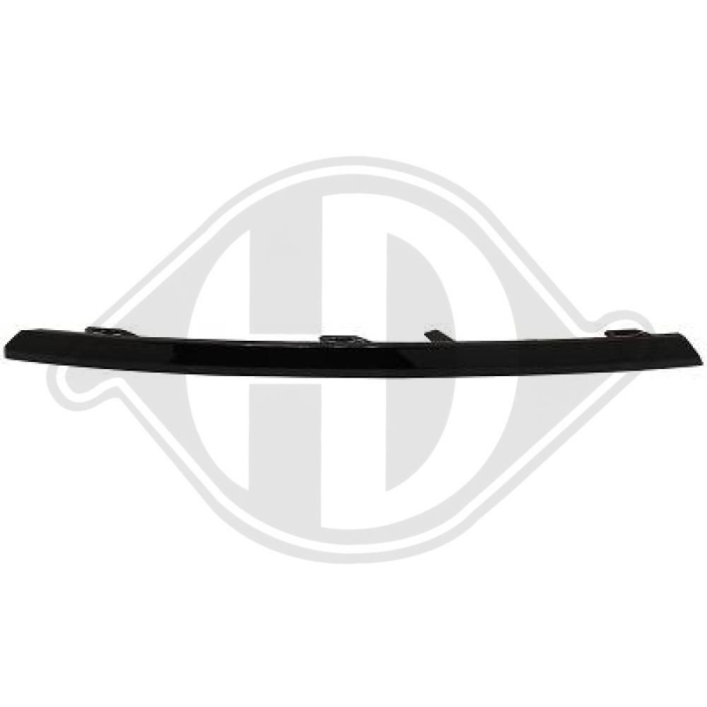 DIEDERICHS 2297033 Bumper moulding TOURAN 2.0 TDI 122 PS Diesel