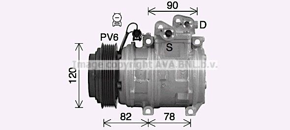 PRASCO Air conditioning compressor Article number: DWK435 cheaply