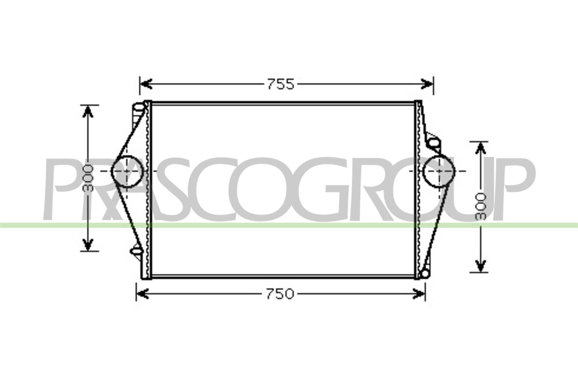 PRASCO Intercooler Article number: VV040N002 cheaply