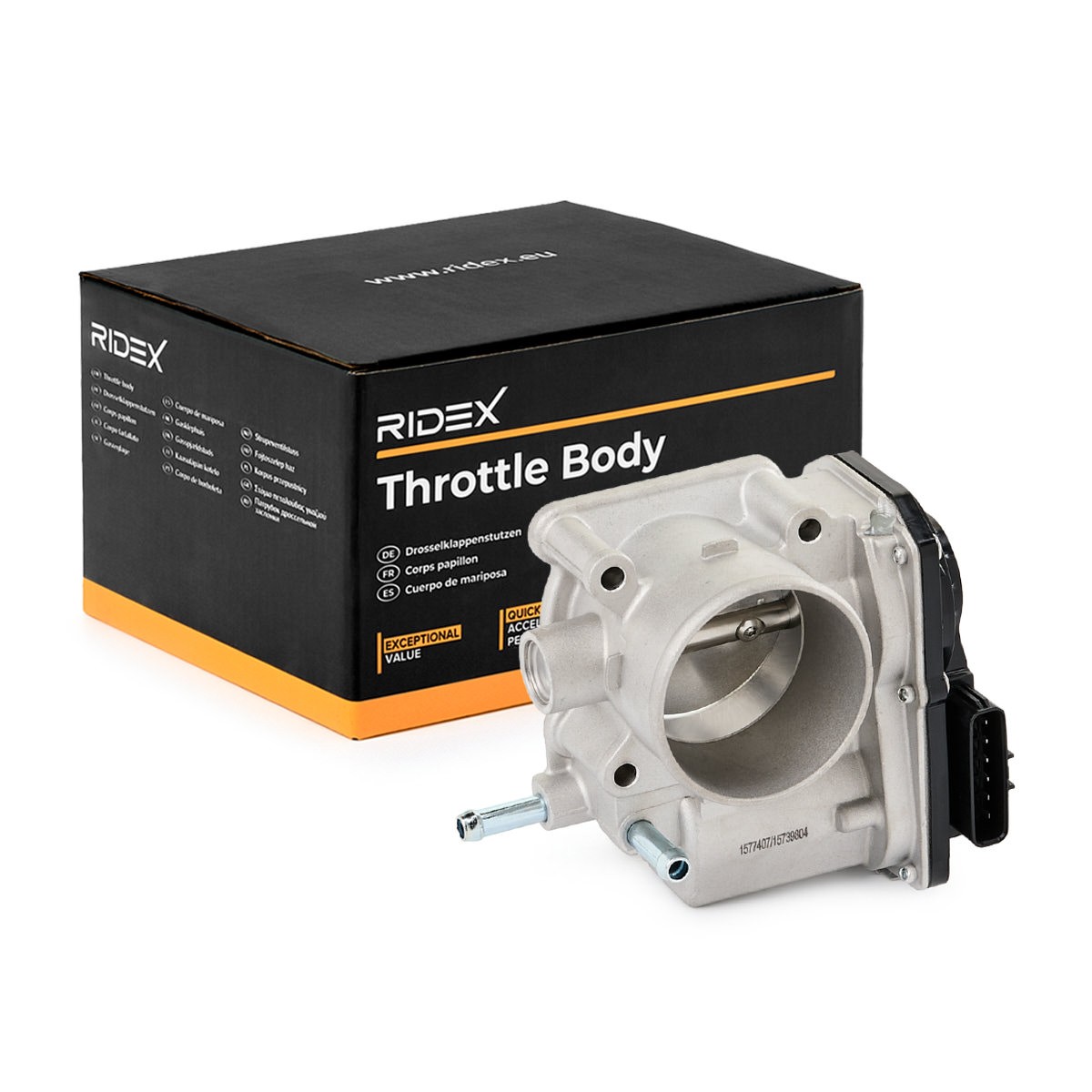 RIDEX Drosselklapp Artikli number: 158T0218 soodsalt