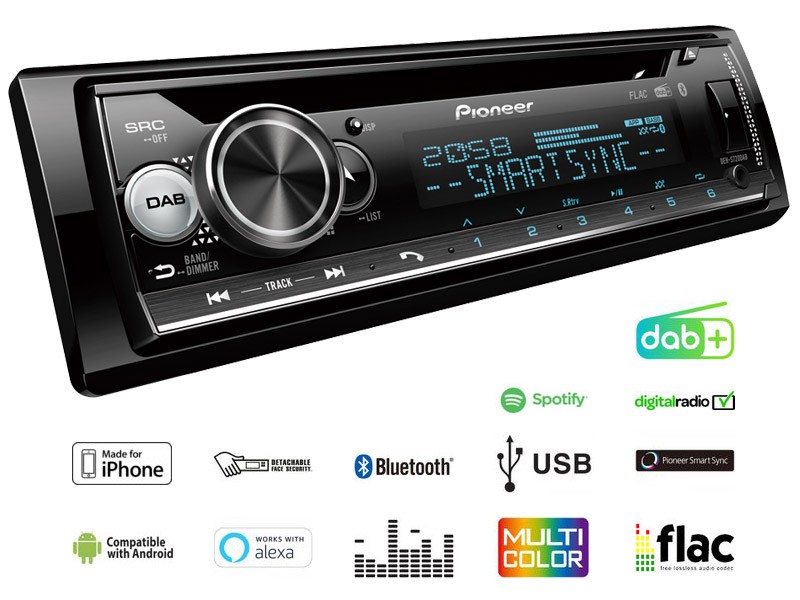 OEM Bilradio DEH-S720DAB fra PIONEER