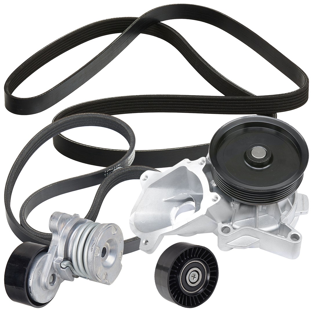 RIDEX Water Pump + V-Ribbed Belt Kit Article number: 4172P0028 cheaply