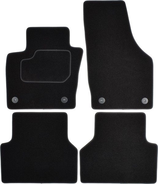 CUSTOPOL AUD225C Floor mats Q3 1.4 TFSi Flex 150 PS Petrol/Ethanol 2020