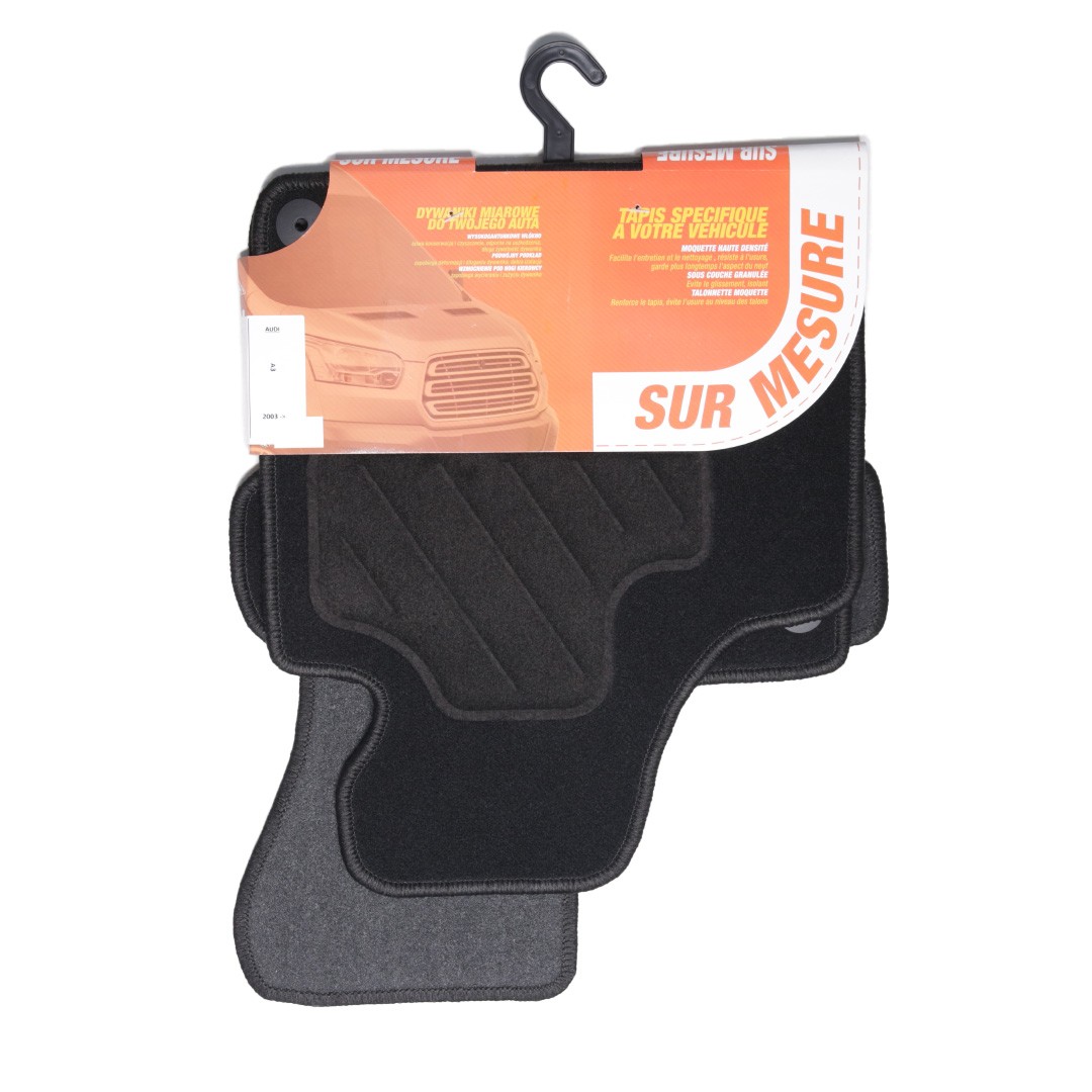 CUSTOPOL AUD80C Floor mats A3 1.2 TSI 105 PS Petrol 2012