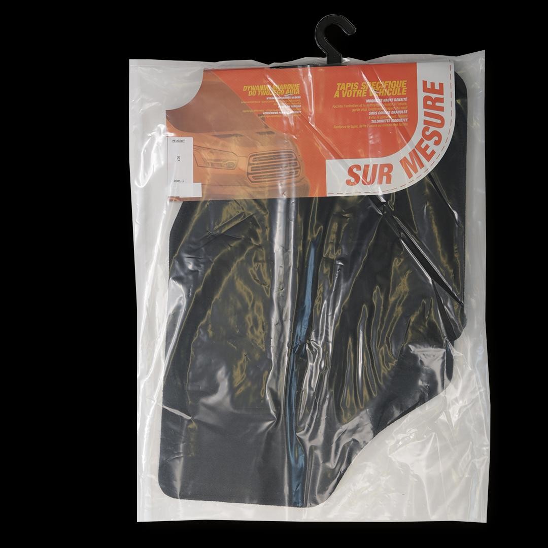 CUSTOPOL PGT135C Floor mats 307 1.6 BioFlex 109 PS Petrol/Ethanol 2009