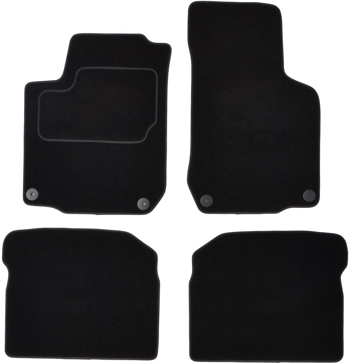 CUSTOPOL VW180S Floor mats GOLF 2.3 V5 4motion 150 PS Petrol 2006