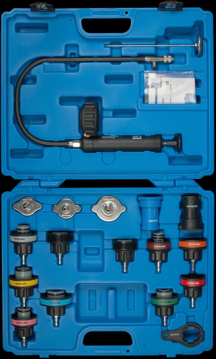 SW-Stahl Tester, kølesystemtryk Varenummer: 21000L billige