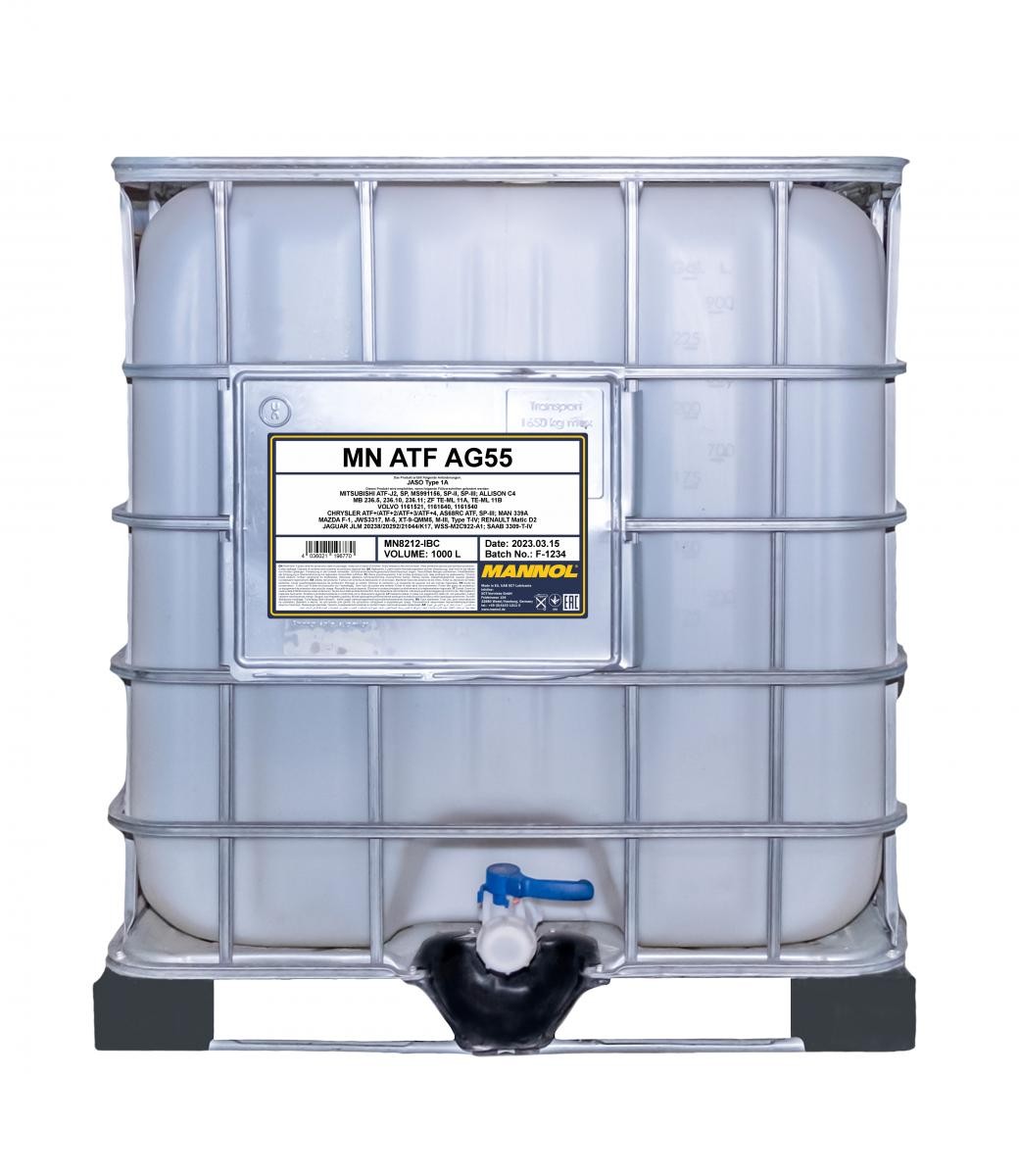 MANNOL Gearkasseolie automatik ATF AG55 Varenummer: MN8212-IBC billige