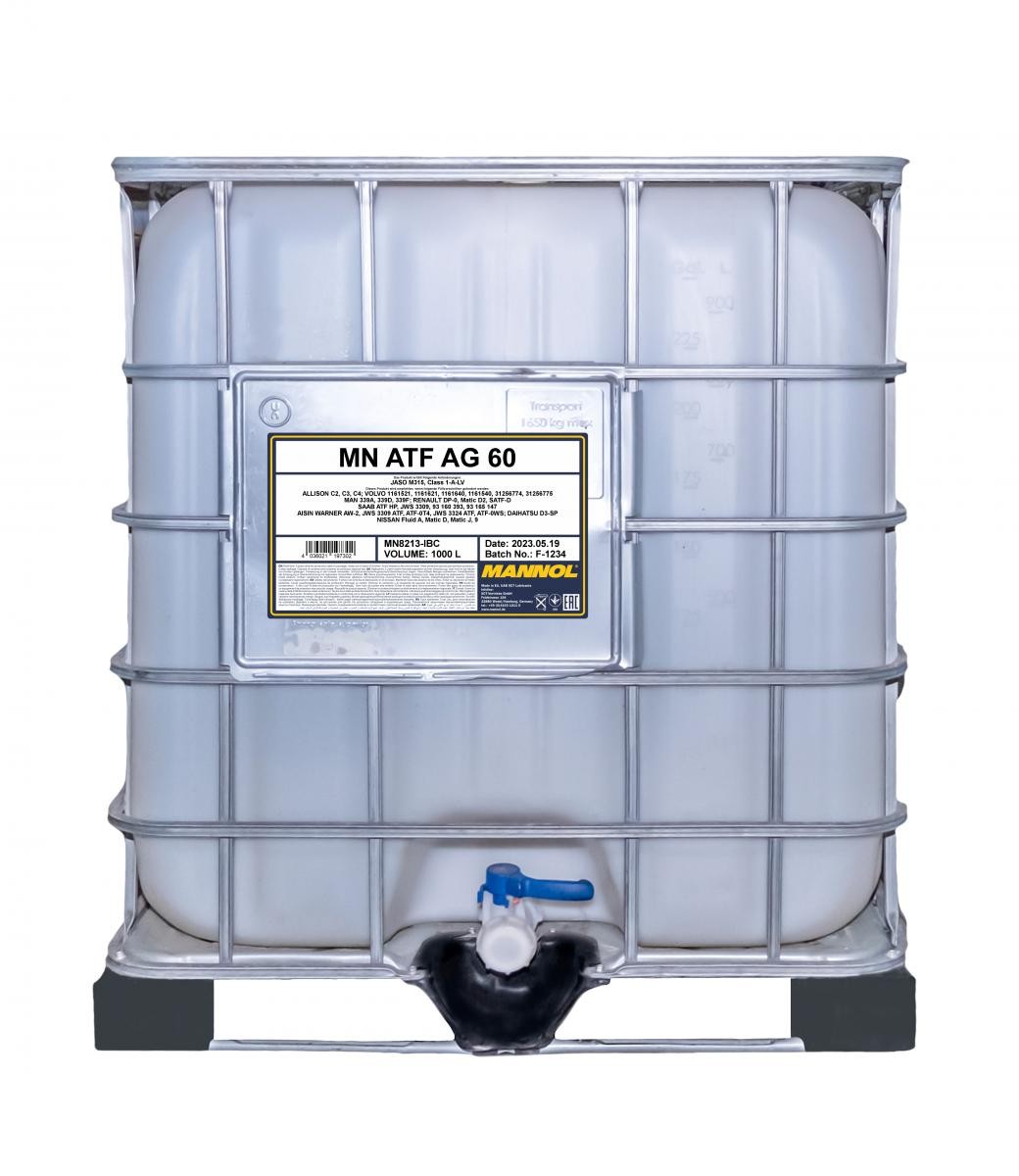 MANNOL Gearkasseolie automatik ATF AG60 Varenummer: MN8213-IBC billige