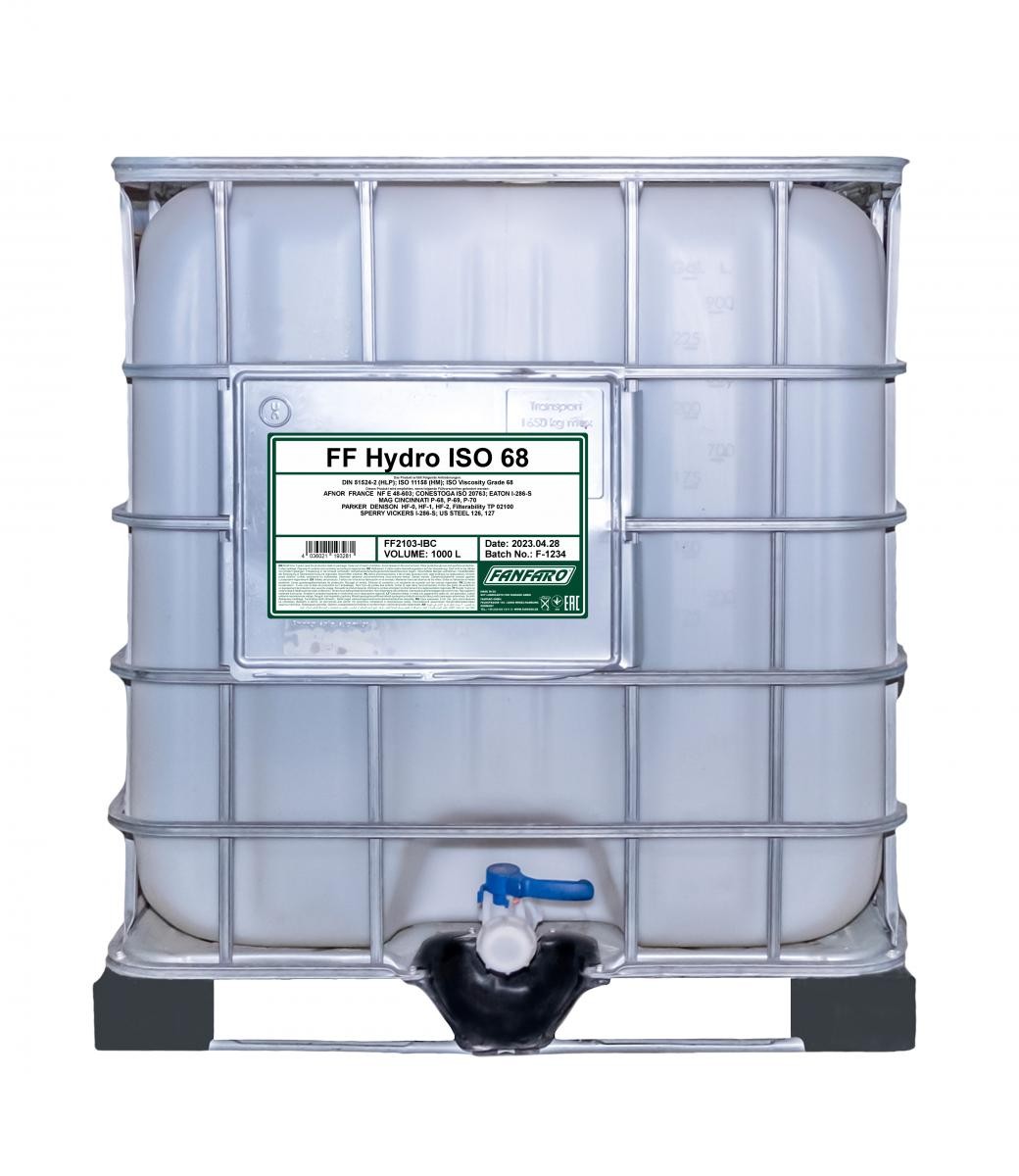 FANFARO Hydraulikolie HYDRO Varenummer: FF2103-IBC billige