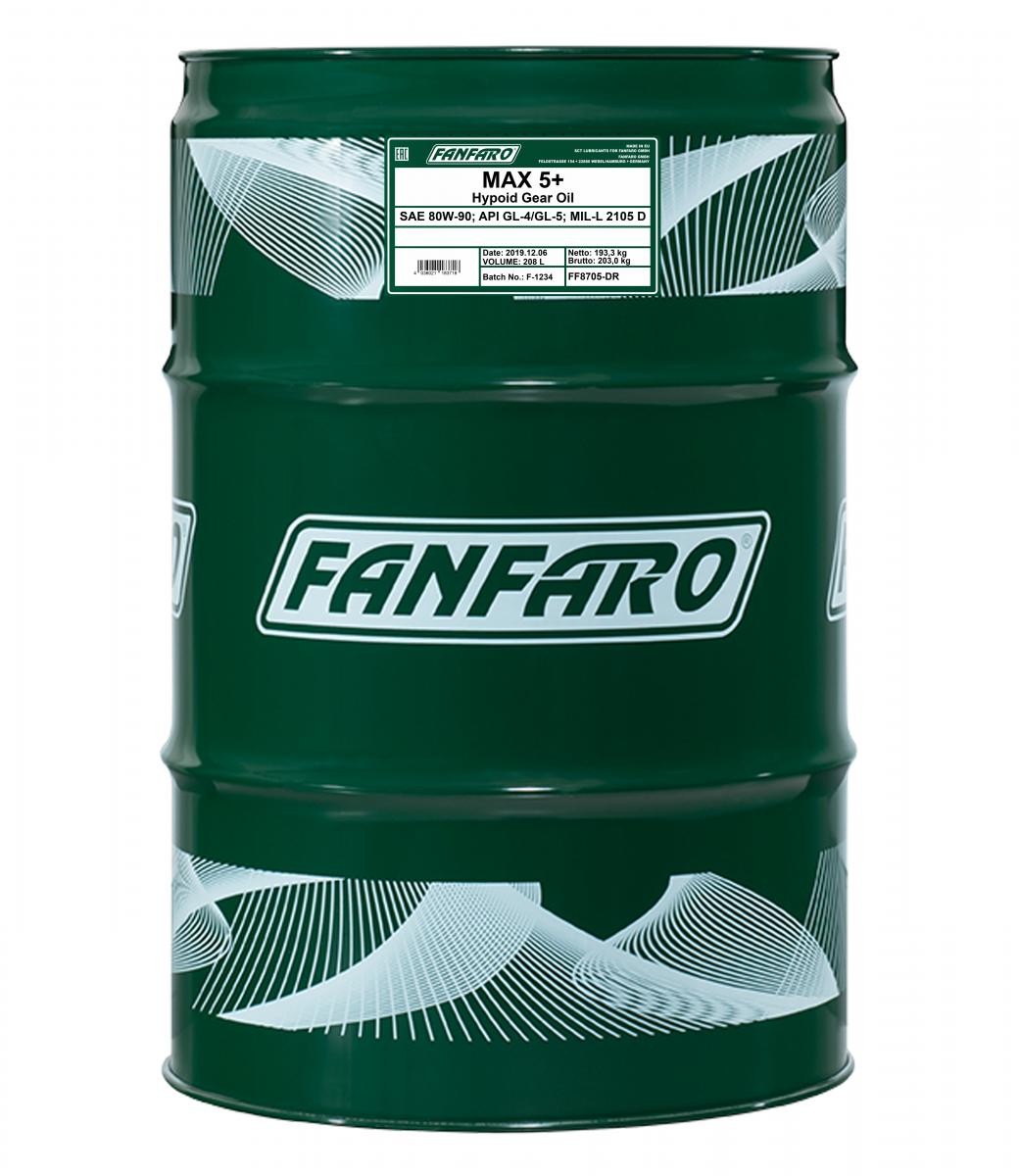 FANFARO Manuel gearolie MAX 5+ Varenummer: FF8705-DR billige