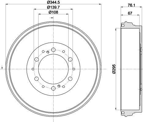MINTEX Tambour de frein UGS: MBD403 à bon prix