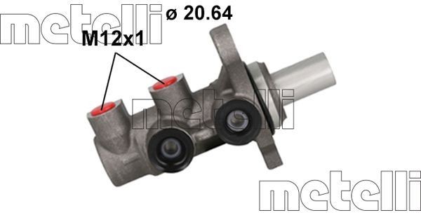 METELLI Brake master cylinder Article number: 05-0897 cheaply