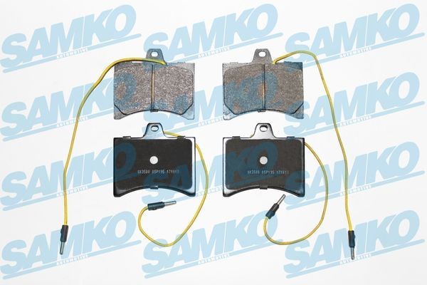 SAMKO Brake pad set Article number: 5SP195 cheaply