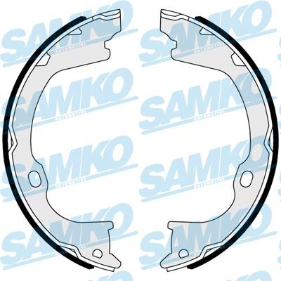 SAMKO Handbrake shoes Article number: 81102 cheaply