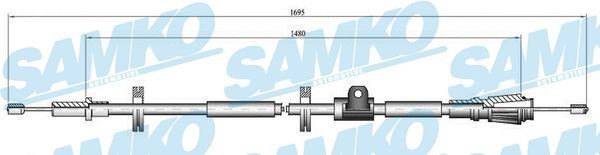 SAMKO Hand brake cable Article number: C0914B cheaply