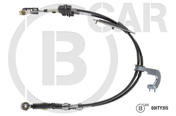B CAR 001TY315 Cable, manual transmission AURIS 1.4 D-4D (NDE150_) 90 PS Diesel 2012