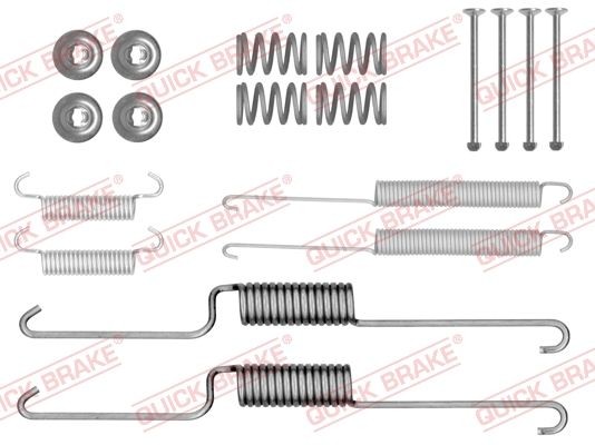 QUICK BRAKE 105-0026X-02 Lisakomplekt, Piduriklotsid AMAROK 2.0 BiTDI 4motion 180 HP Diisel 2022