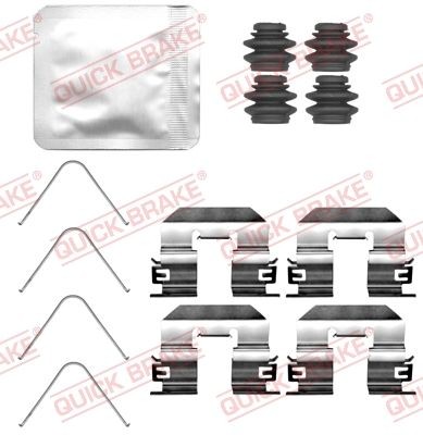 QUICK BRAKE 109-0104 Lisakomplekt, ketaspiduriklotsid i20 1.0 T-GDI 101 HP Bensiin