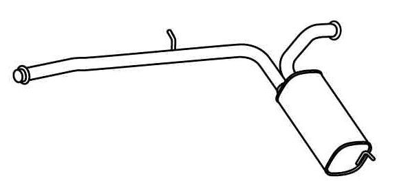 VEGAZ Rear silencer Article number: CS-358 cheaply