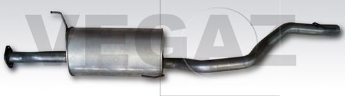 VEGAZ Rear silencer Article number: IS-109 cheaply