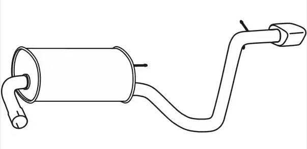 VEGAZ Rear silencer Article number: KS-220 cheaply