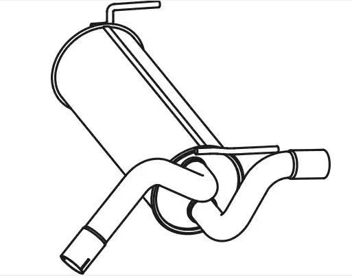 VEGAZ Middle silencer Article number: OS-792 cheaply