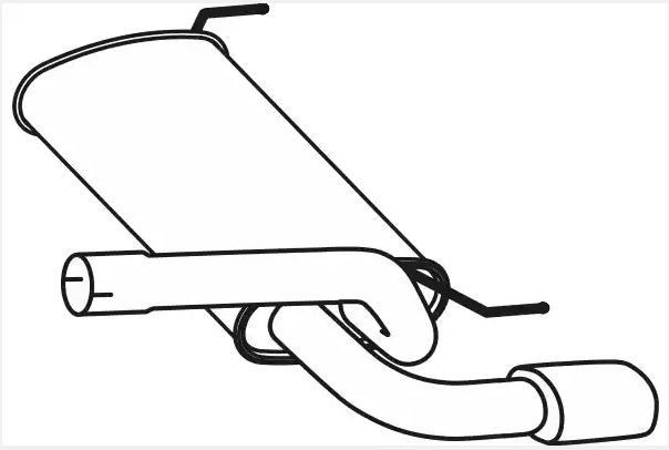 VEGAZ Rear silencer Article number: OS-793 cheaply