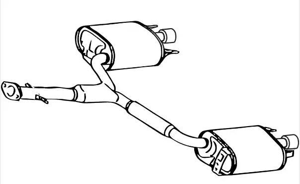 VEGAZ Rear silencer Article number: TS-359 cheaply
