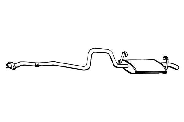 VEGAZ Rear silencer Article number: TS-36 cheaply