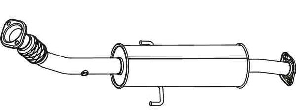VEGAZ Front Silencer Article number: TS-496 cheaply