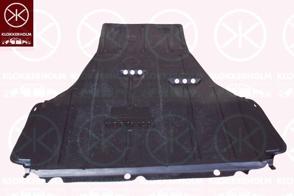 KLOKKERHOLM 6043795 Engine Cover MEGANE 1.5 dCi (BZ1G, BZ1W, BZ0R) 95 PS Diesel
