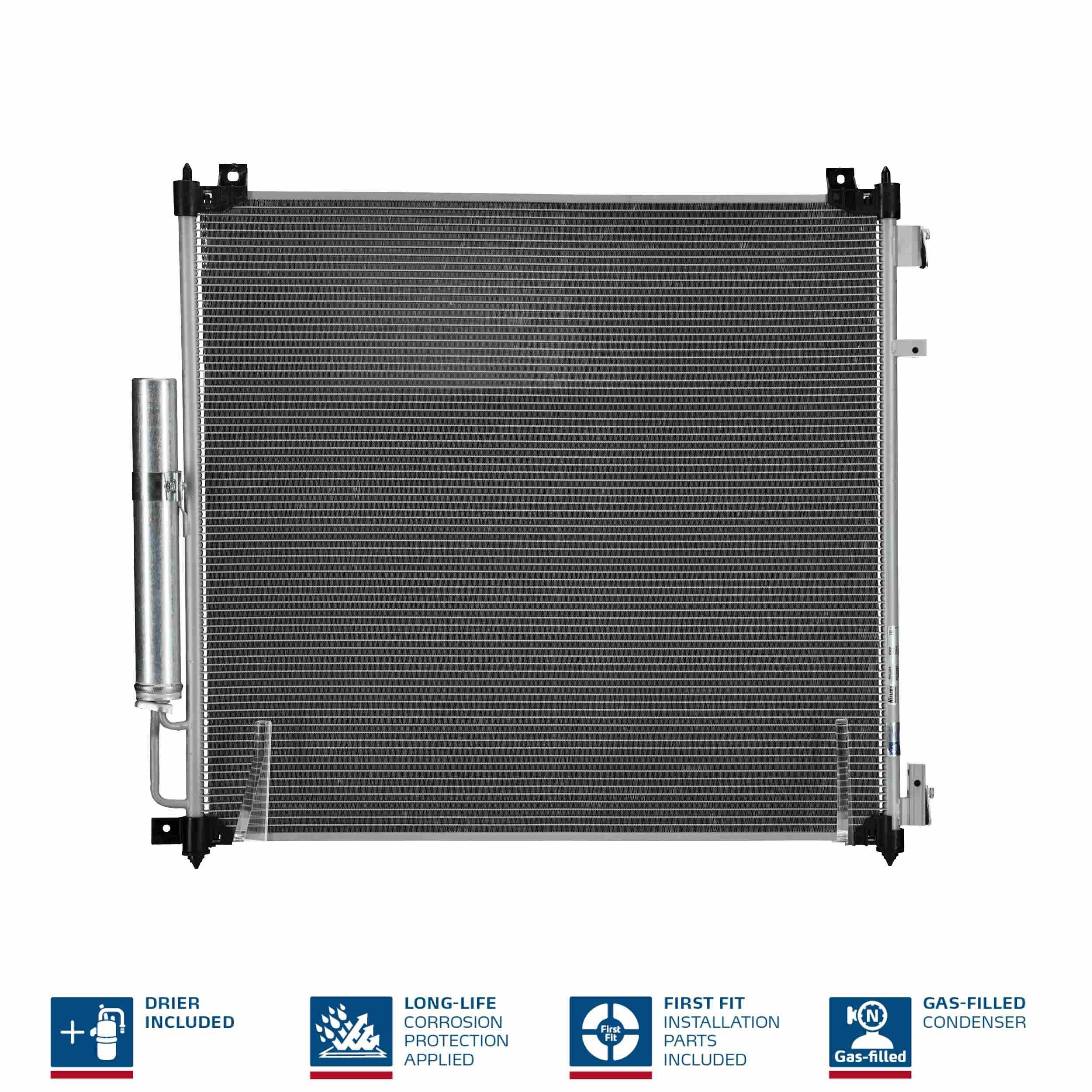 NISSENS Air conditioning condenser Article number: 941164 cheaply