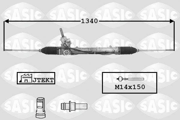 SASIC Steering rack Article number: 7170061 cheaply