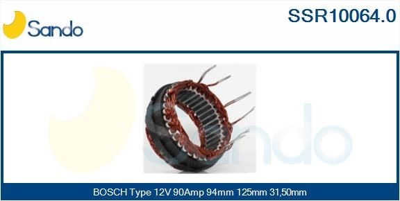 SANDO Pre-resistor, electro motor radiator fan Article number: SRS78056.1 cheaply
