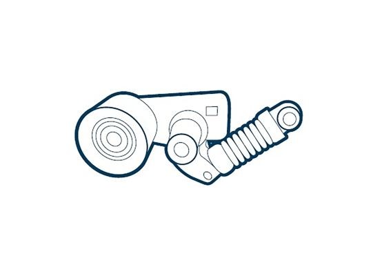 OE Germany Belt Tensioner, v-ribbed belt Article number: 02 2050 200001 cheaply