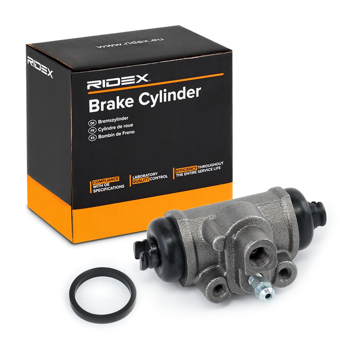 RIDEX Hjulsylinder, brems artikkelnummer: 277W0166 billig