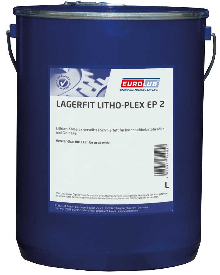 EUROLUB Antifrikcinis guolių tepalas Lagerfit, Lithoplex EP 2 prekės numeris: 714005 nebrangu