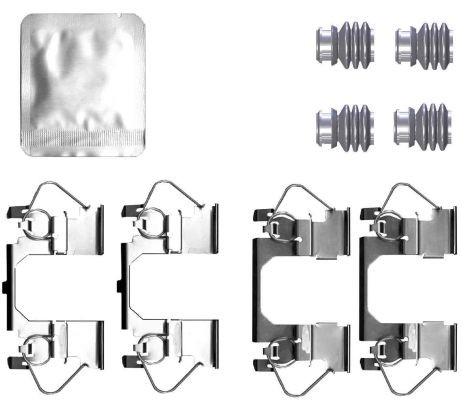 TEXTAR 82555300 Lisakomplekt, ketaspiduriklotsid INSIGNIA 1.6 Turbo (35) 200 HP Bensiin