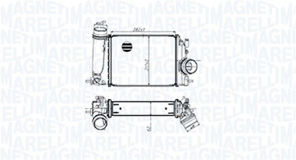 MAGNETI MARELLI Intercooler Varenummer: 351319205480 billige