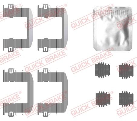 QUICK BRAKE Accessory Kit, disc brake pads Article number: 109-0132 cheaply