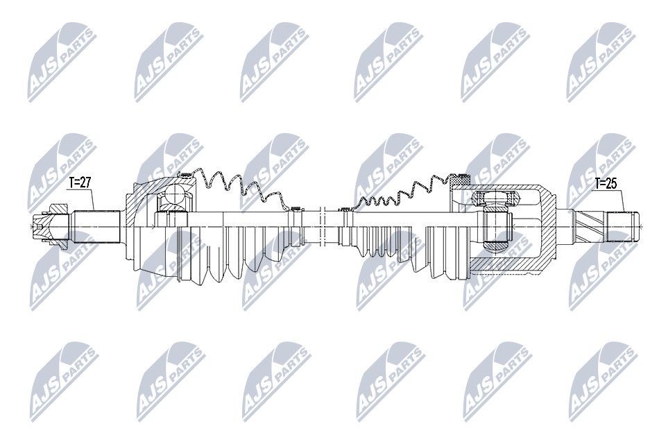 NTY Drive shaft Article number: NPW-CH-038 cheaply