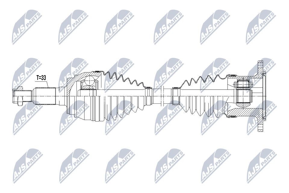 NTY Drive shaft Article number: NPW-CH-072 cheaply