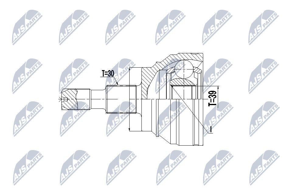 NTY Joint kit, drive shaft Article number: NPZ-ME-024 cheaply