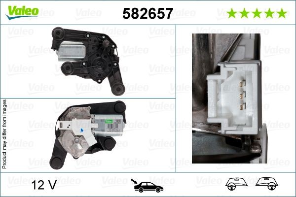 VALEO Wiper motor Article number: 582657 cheaply