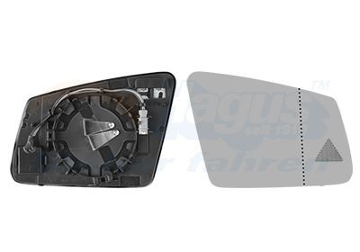 VAN WEZEL Mirror Glass, outside mirror Article number: 3044836 cheaply