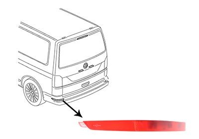 VAN WEZEL 5791929 Reflex Reflector TRANSPORTER 2.0 TDI 4motion 180 PS Diesel 2024
