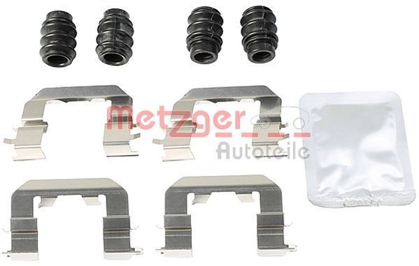 METZGER 109-0019 Lisakomplekt, ketaspiduriklotsid CARENS 2.0 MPI 150 HP Bensiin
